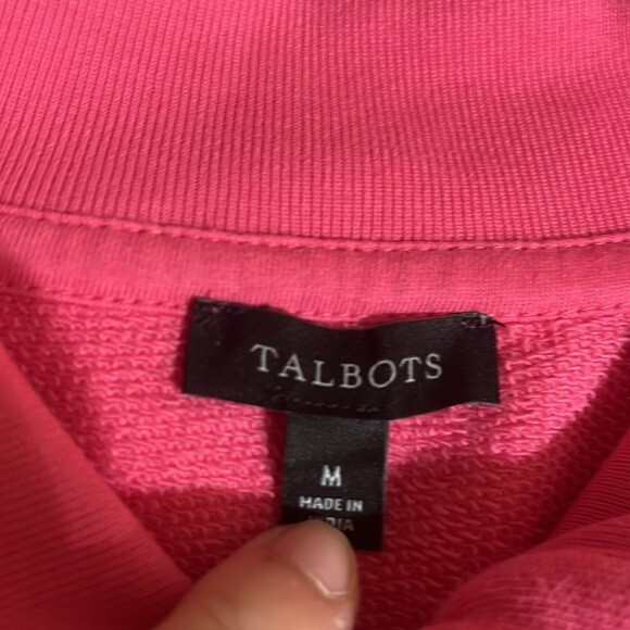 Talbots Ruffle Placket Mockneck Pullover Sweater … - image 6