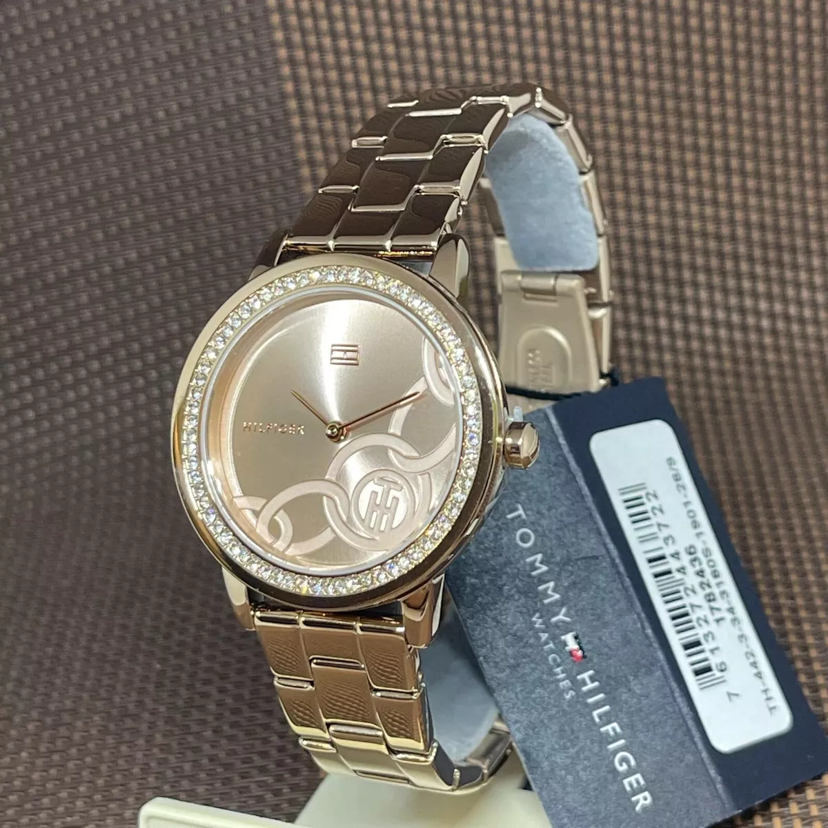 Tommy Hilfiger 1782436 Maya Rose Gold Stainless Steel Crystal Ladies Dress Watch