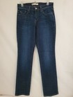 Levis 505 Women’s Straight Leg Stretch Jeans Sz 4M L32 Med Wash Faux Flap Pocket