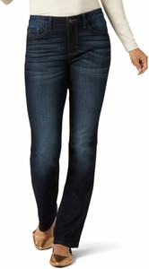 riders mid rise bootcut jeans