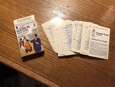 Vintage Hoyle Pocket Trivia Game Series 6 Political Trivia Game 1984 Used