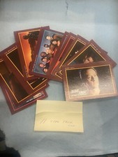 Tarjetas de coleccionista Star Treck Next Gen de 11 piezas