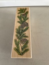 ALL NIGHT MEDIA 1997 RUBBER STAMP: PINE BORDER 115G