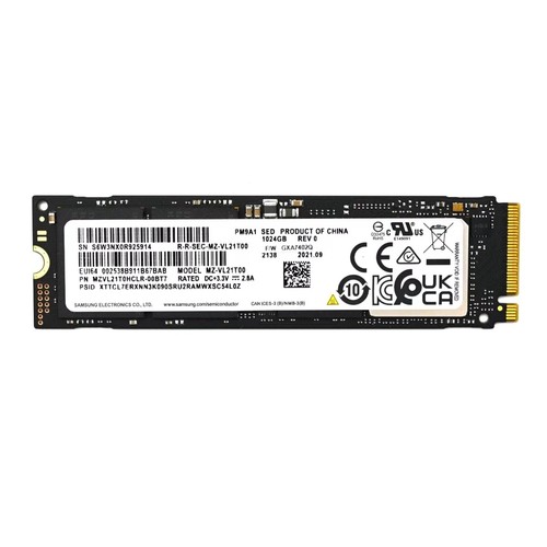Neue Samsung 1TB PM9A1 NVMe PCIe 4.0x4 M.2 2280 SSD MZVL21T0HCLR MZ-VL21T00 - Bild 2 von 7