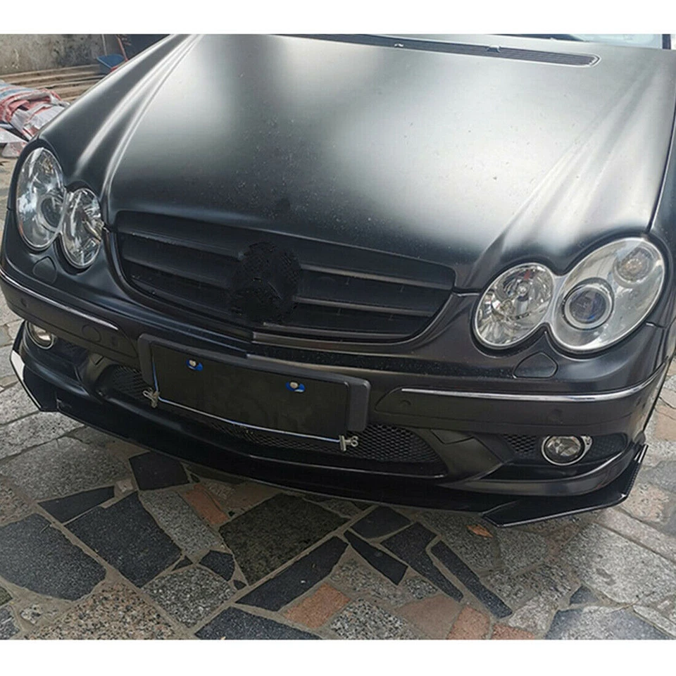 Fit For Mazda MPV 2004-2006 Front Bumper Lip Spoiler Universal 3 Segment Type Foto 4 de 4