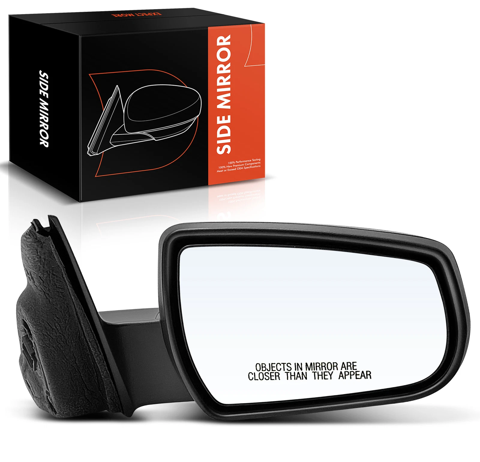 Black Mirror w/ Power Adjust for Chevrolet Malibu 2013-2015 Malibu Limited Right