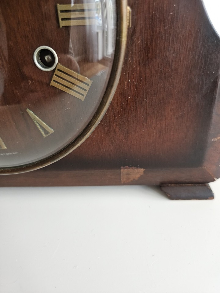 Floating Balance Mantel Clock By Smiths Vintage Spares Or Repair eBay