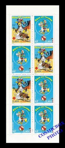 LUCKY LUKE fête du Timbre 2003 carnet et bloc 0,46€ euro BD la poste France NEUF - Imagen 3 de 4