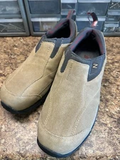 New Balance 640 Abzorb Brown Suede Slip On Men's Size 13 EEEEE MW640KH