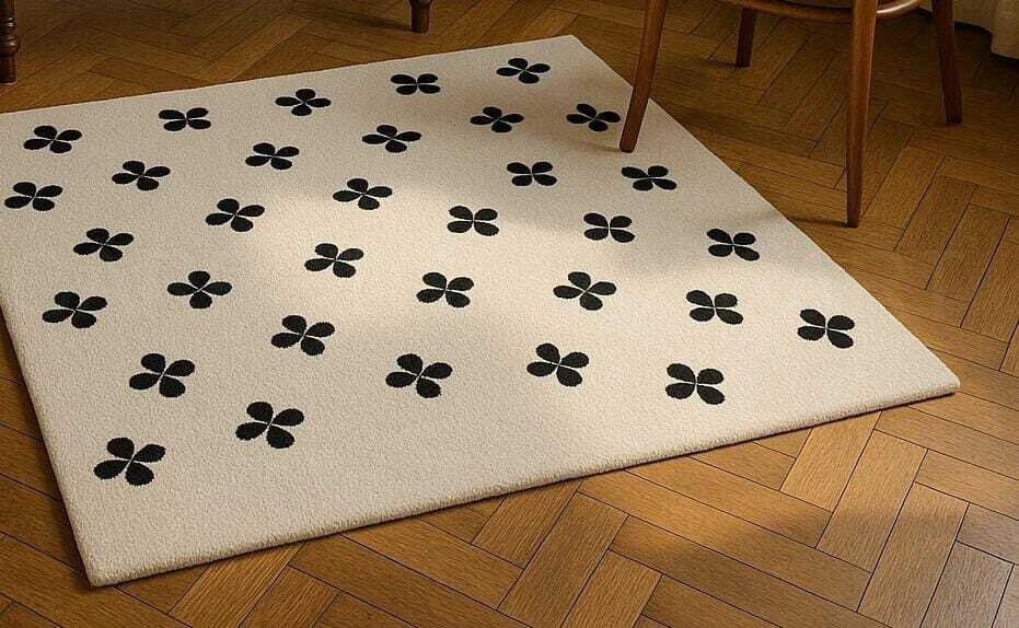 Modern Design Hand Tufted Living Room Kitchen Hall Cut Pile Pure Wool Soft Rugs. - Image 3 of 4