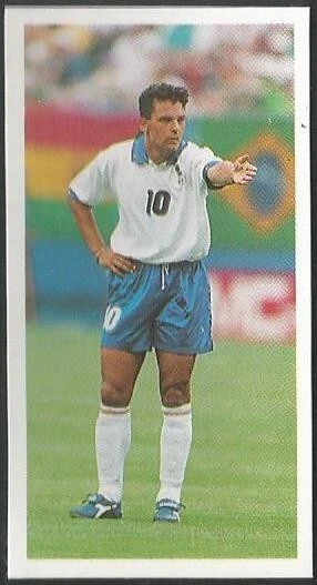 Roberto Baggio Italy Football Sports Trading Cards & Accessories