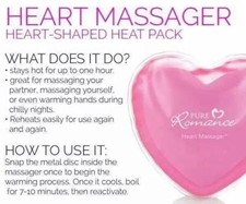 Pure Romance Heart Massager Reusable - Heat it Up
