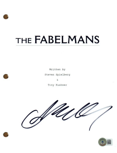 Gabriel LaBelle Signed Autograph The Fabelmans Movie Script Screenplay BAS COA - Afbeelding 1 van 1