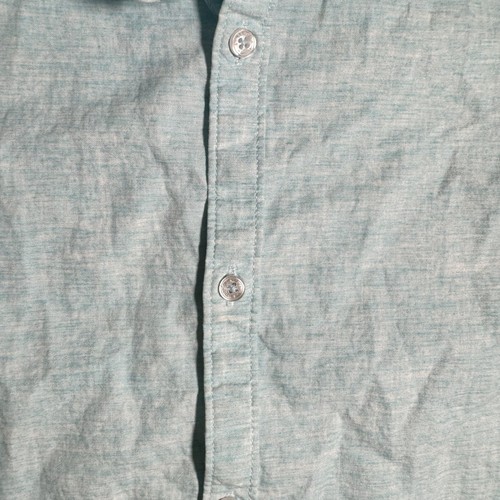 DENIM & FLOWER RICKY SINGH Boys Mint Blue Casual Button-Down Shirt Size 11/12 - Picture 3 of 13