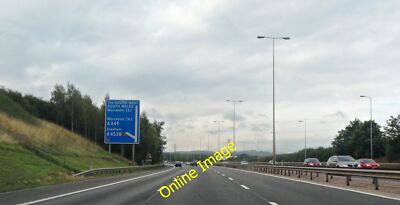 Foto 6x4 Annäherung an die Kreuzung 6 auf der M5 Smite Hill c2013