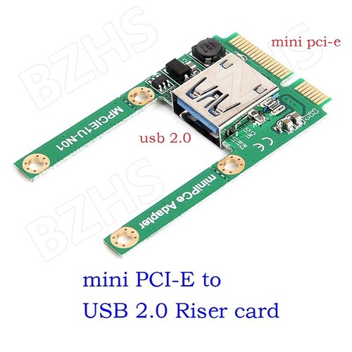 Mini PCI-E Card Slot Expansion to USB 2.0 Interface Adapter Riser Card - Picture 2 of 9