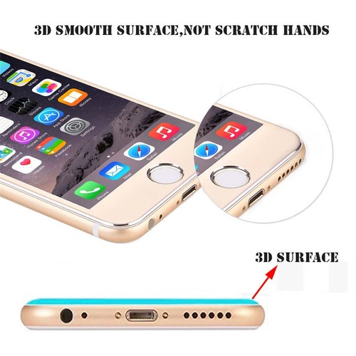 Full Edge-to-Edge Coverage Tempered Glass Screen Protector for iPhone 6 6S GOLD - Picture 7 of 9