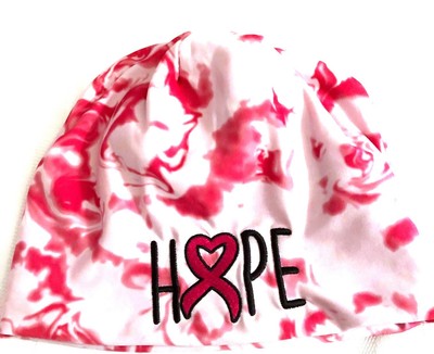 BEANIE HAT BREAST CANCER HOPE PINK CAMO 