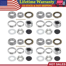 4 Sets 25580 14125A Boat Trailer Hub Wheel Bearing Kit for 5200-7000 lb. New