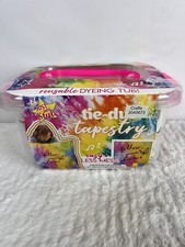 Tie-dye Tapestry Kit Easy Reusable Tub plus less mess Comes w/ 3 bottles color