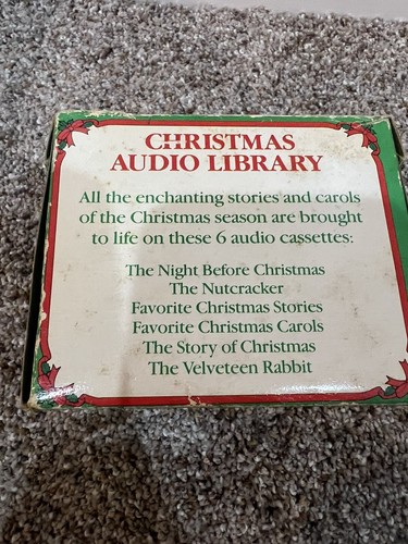 Vintage 1989 Christmas Audio Library Set Of 6 Cassettes Joshua Morris Publishing - Picture 5 of 6