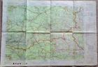 ORIGINAL WW2 YUGOSLAVIA 1945 MAP AUSTRIA BRITISH ARMY RAF MILITARY FLIGHT WWII
