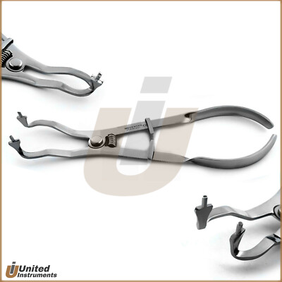 Instruments De Digue Dentaire - Poinçon, Pinces Ainsworth Stoke, Acier Inoxydable