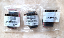 LOT of 3 - Hillman Plastic Battery Holder 2AA with cover - New/Sealed