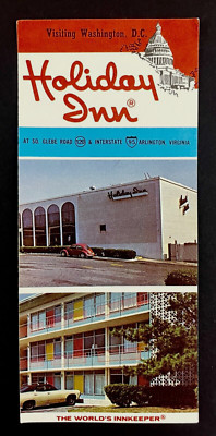 1960s Holiday Inn Washington DC Arlington Virginia Vintage Hotel Travel Brochure