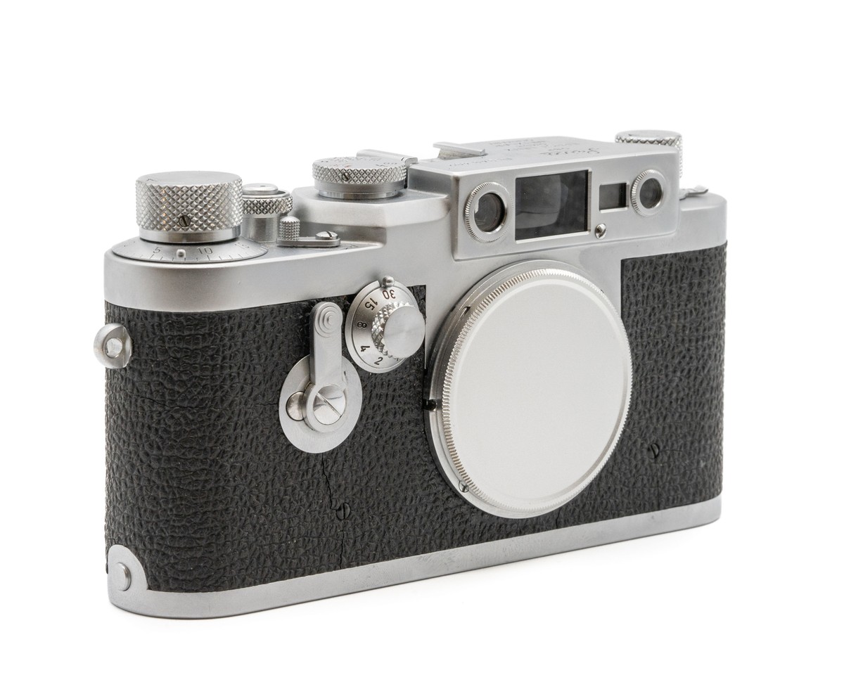 Ex+ Leica Leitz Wetzlar IIIG Rangefinder Camera Body Silver No