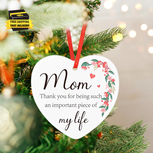 Gifts for Mom from Daughter and Son, to My Mom Gift, Keepsake Christmas Ornament