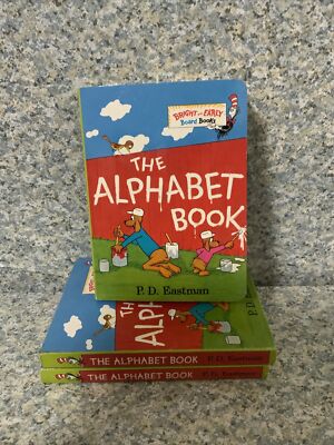☀️ (Lot Of 3)The Alphabet Book; Bright & Early Board- board book, PD ...