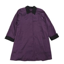 Jones New York Vintage 80s Purple & Black Formal Coat Women's Size 18.