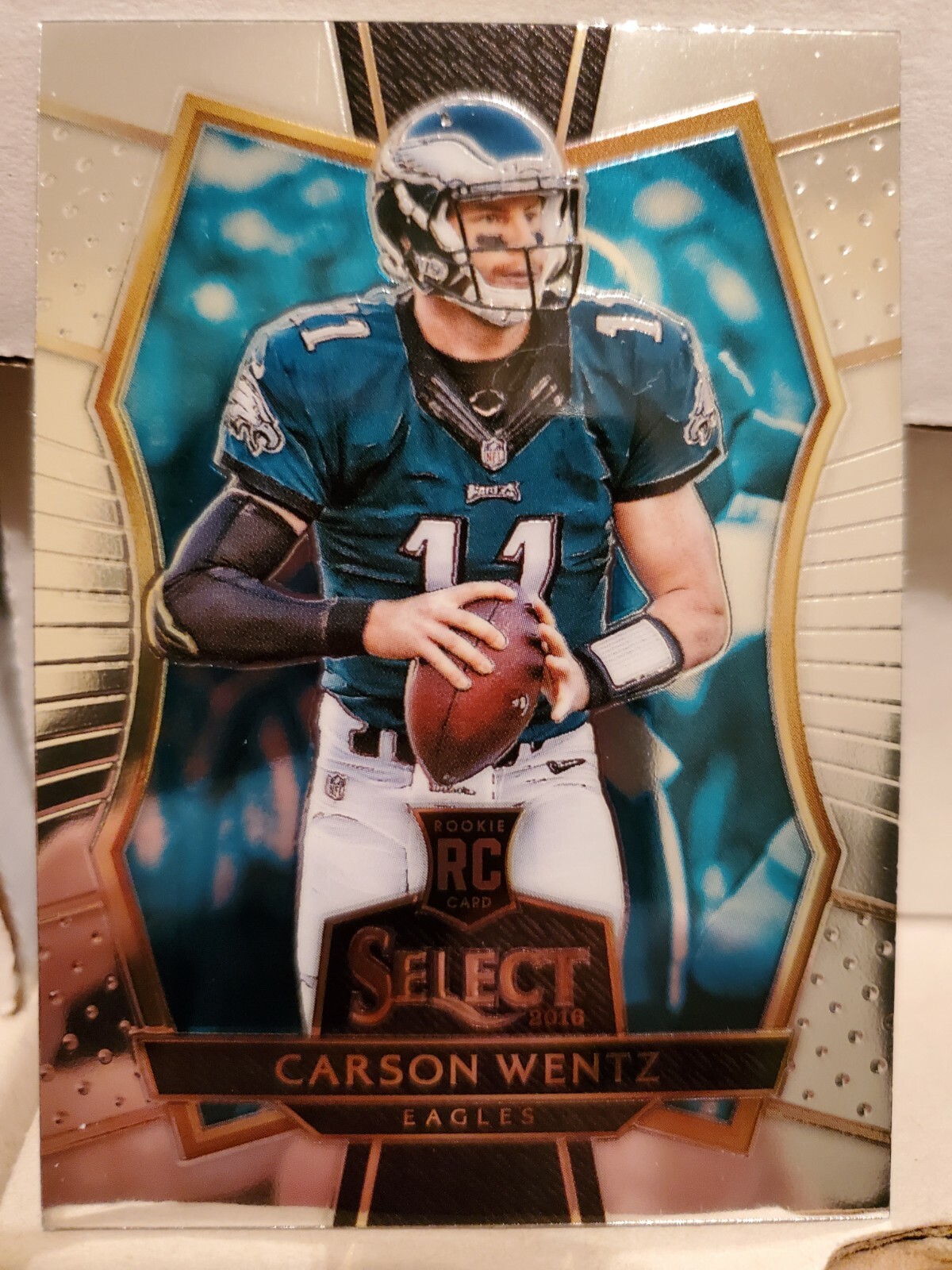 Carson Wentz 2016 Panini Select #135 Premier Level Rookie Card RC Eagles Colts