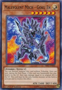 Malevolent Mech - Goku En - SR07-EN006 - Common - 1st Edition x3 - Near Mint