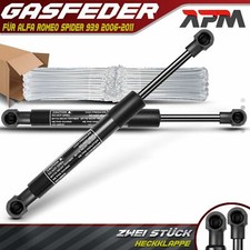 2x Gasfeder Dämpfer Heckklappe  273 mm 380 N für Alfa Romeo Spider 939 2006-2011