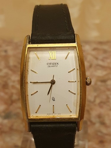 CITIZEN QUARTZ 3630 OROLOGIO VINTAGE JAPAN TANK MILITARY WATCH CITIZEN CQ  RARE | eBay