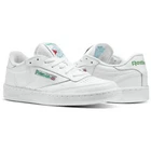 Reebok Club C 85 AR0456 White/Green Leather Casual  Men Shoes Fast Shipping