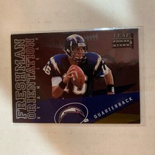 RYAN LEAF 1998 LEAF ROOKIES AND STARS FRESHMAN ORIENTATION /2500 ROOKIE #6