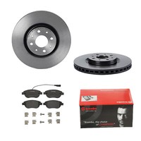 Brembo Bremsscheiben Ø281MM + BremsbelÄGe Vorne FÜR Lancia Delta III Fiat Stilo