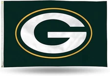 NEW! Rico Industries Green Bay Packers NFL Team 3"x5" Banner Flag - Free Ship