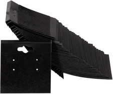 Earring Cards 100 Pack Earring Card Holder Velvet Hanging Jewelry Display Cards