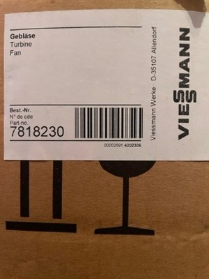 Viessmann Gebläse Lüfter 7818230 ebm-papst G1G108-BD41-05 - Neuwertig