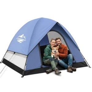 2 3 Person Camping Tent Lightweight Backpacking Waterproof Mesh Dome