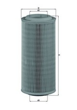 Luftfilter MAHLE LX 685 Filtereinsatz für AROSA VW 6E1 SEAT LUPO 6N1 6X1 POLO 3