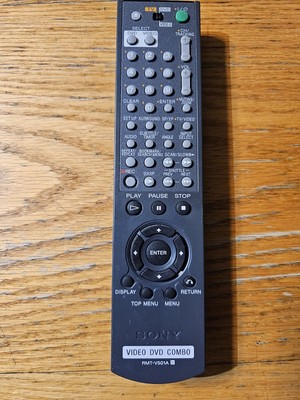 Genuine Sony RMT-V501 Remote Control DVD VCR Combo SLV-D100 SLV-D300 ...