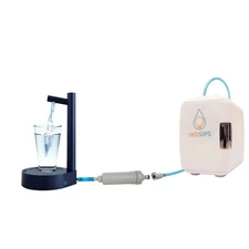4L Mini Fridge and Desktop Water Dispenser, Quick Connect attachements Bevera...