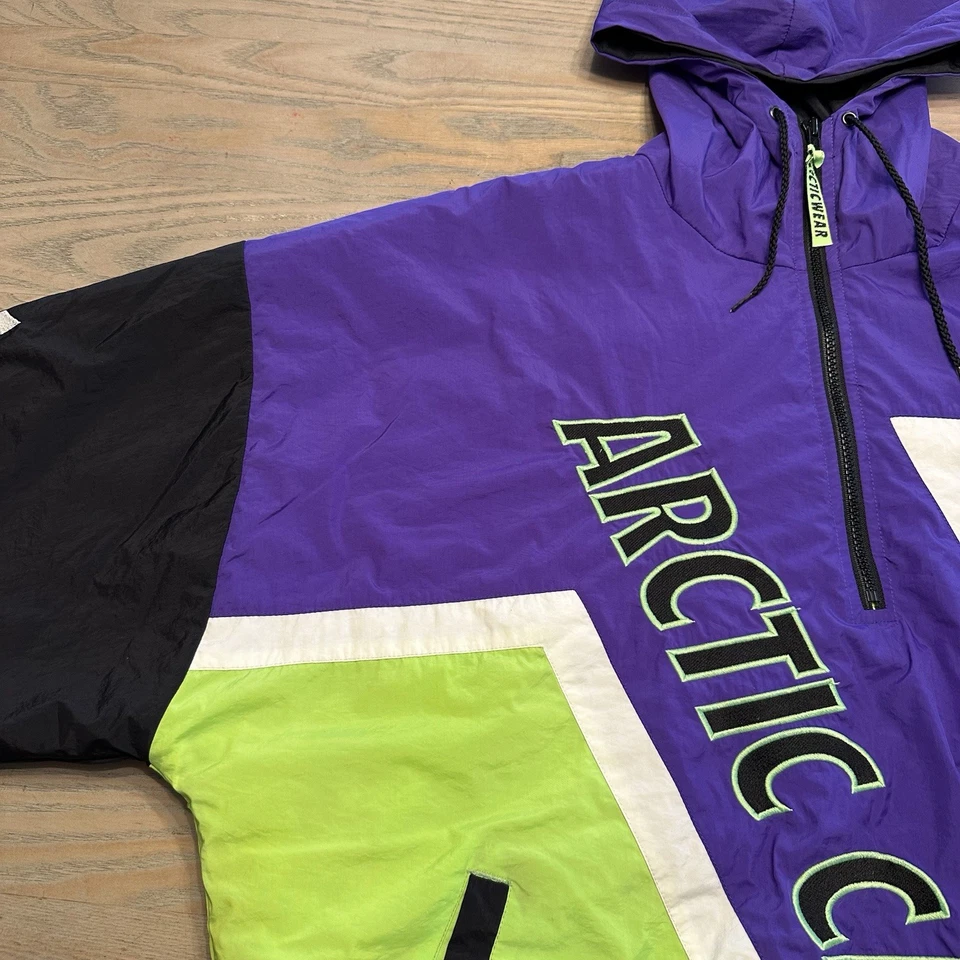 Chaqueta De Colección Gato Ártico Moto de Nieve Carreras Abrigo Para Hombres L Ropa Ártica Pullover 1/4 Cremallera Foto 3 de 4