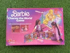 Vintage 1985 Barbie Charms the World Game Fully Playable with Doll Stands