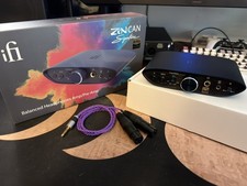iFi Zen Can Signature Desktop Headphone Amp w/ 4.4 Pentaconn to XLR cable.
